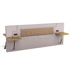 Integrated Premium King - Upholstered Headboard With Attached Nightstands (Bloom/Revive)